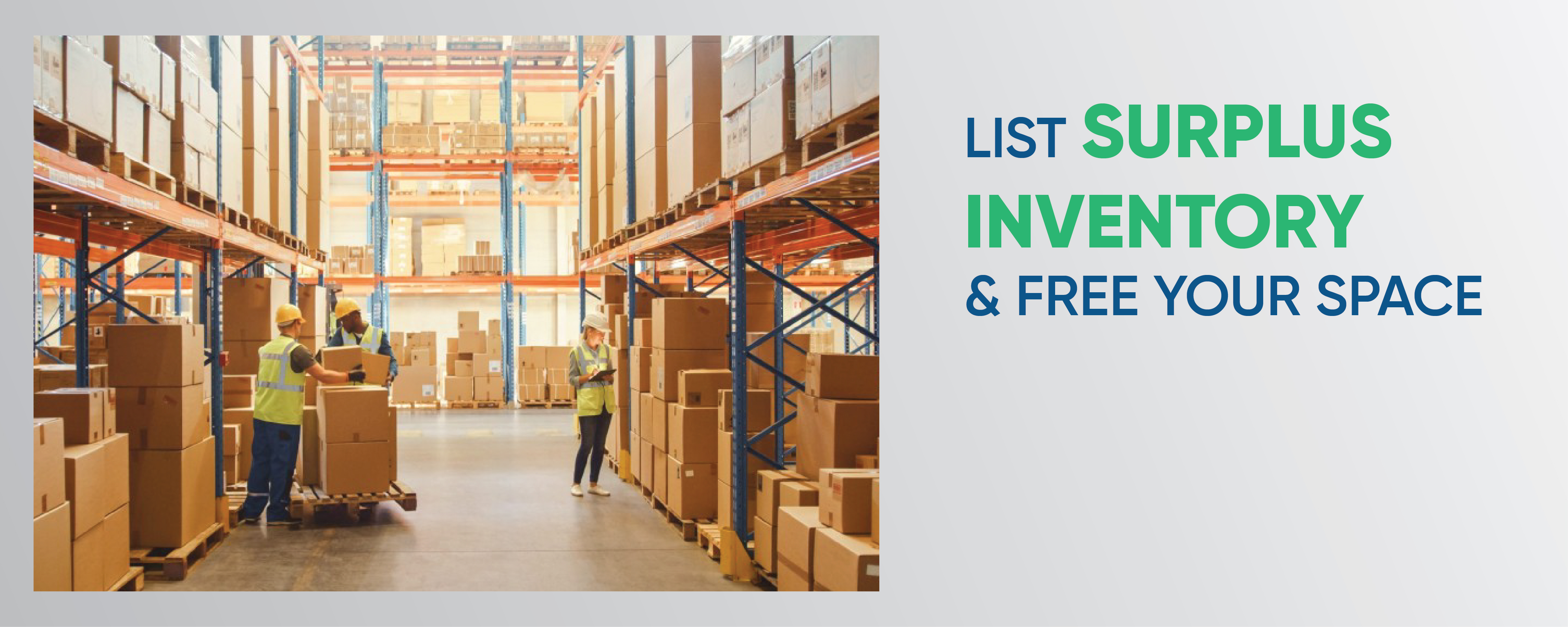 Ekam Invento warehouse for surplus inventory