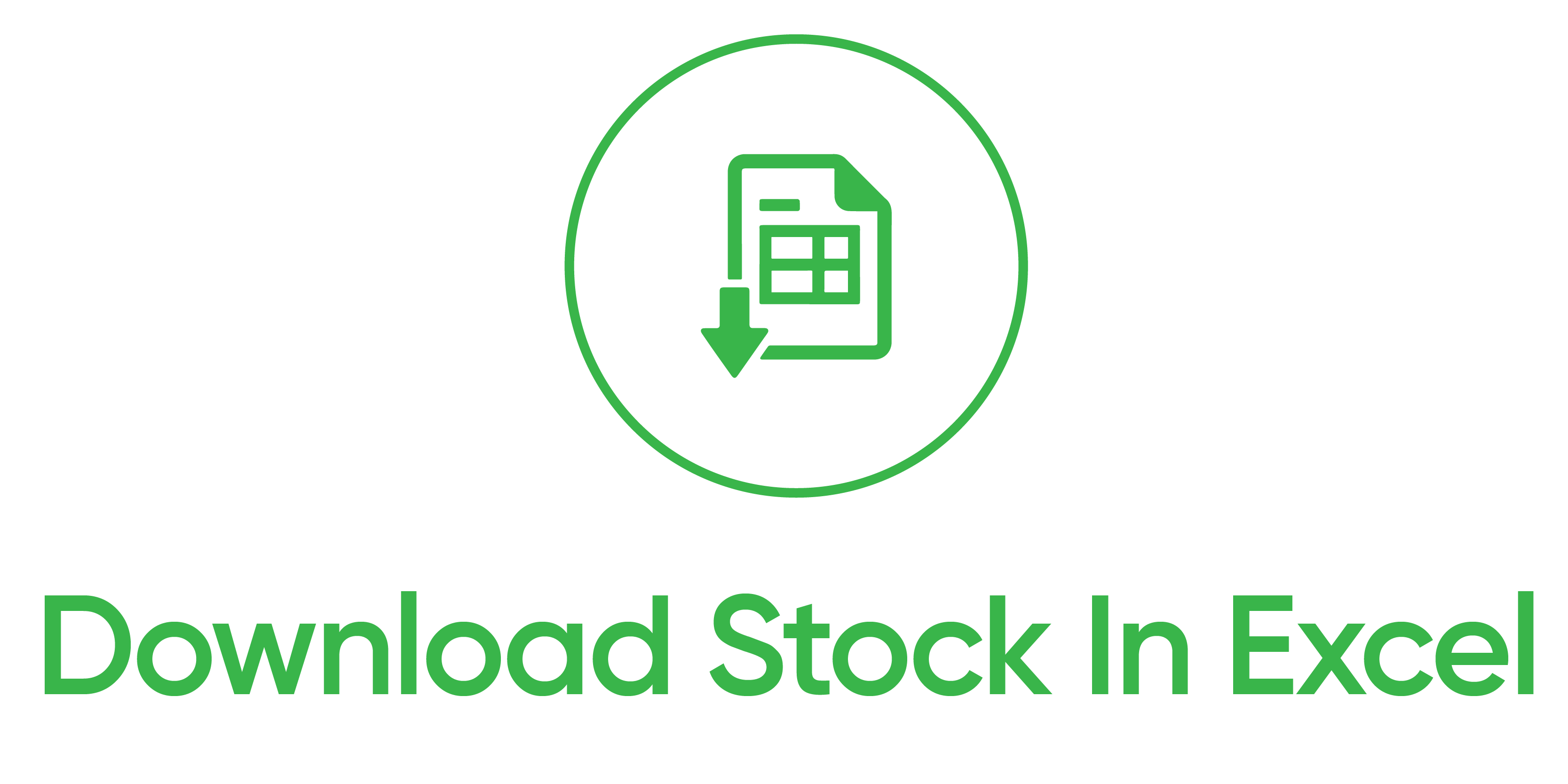 Download Stock in Excel